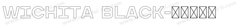 Wichita black字体转换